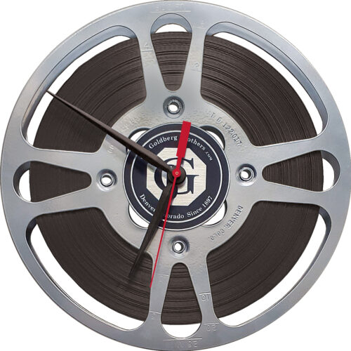 film reel wall clock