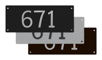 Apartment Sign 3 Digits Stacked Apartment Sign 3 Digits Stacked